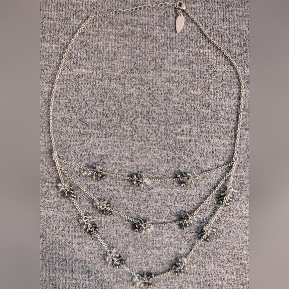 3/$15 | Coldstream Creek, Multi-strand Necklace with Blue and White Beads - Picture 3 of 3